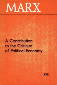 A Contribution to the Critique of Political Economy