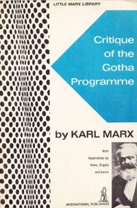 Critique of the Gotha Program