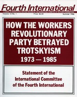 Fourth International Journal V. 13 No. 1: How the WRP Betrayed Trotskyism