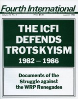 Fourth International Journal V. 13 No. 2: The ICFI Defends Trotskyism 1982-1986