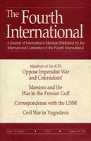 Fourth International Journal V. 18 No. 1: Oppose Imperialist War and Colonialism
