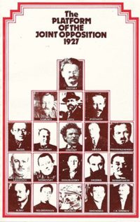 Platform of the Joint Opposition