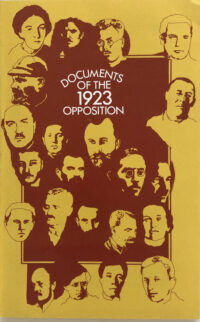 Documents of the 1923 Opposition