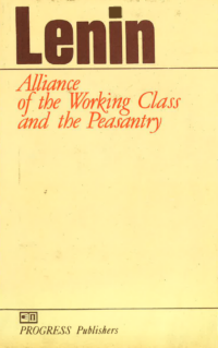 Alliance of the Working Class and the Peasantry